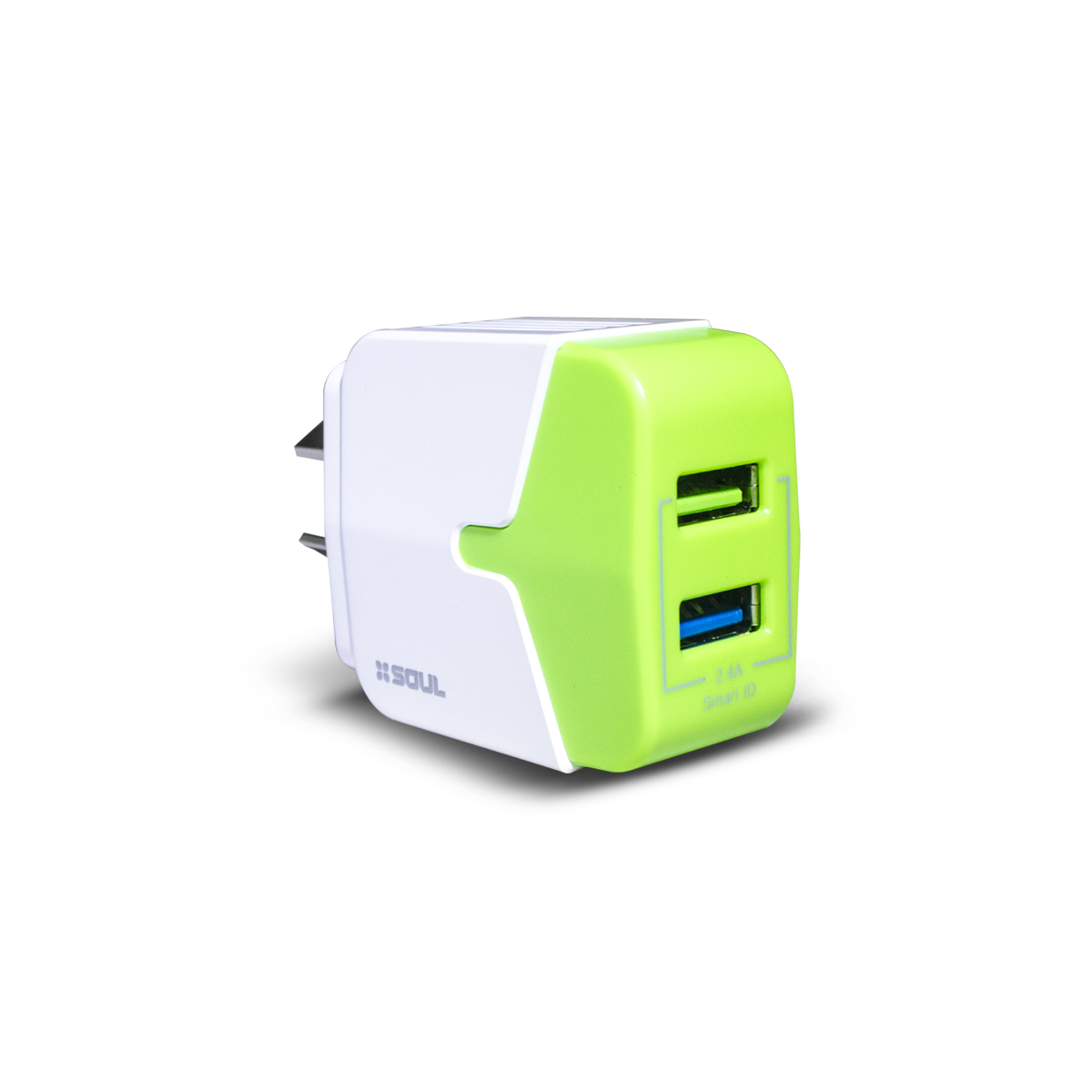 CARGADOR 220V A USB 2 PORT C/CABL TIPO C CVQ-USB2T HEMBRA 2.4 AMP C/CABLE TIPO C CVQ-USB2T - SOUL - CARGADOR07970