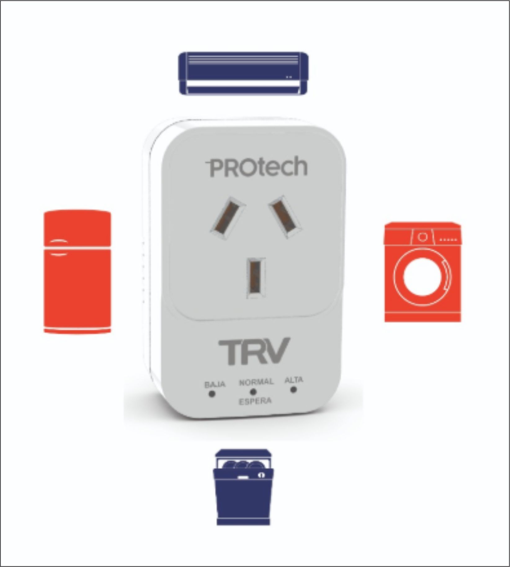 PROTECTOR DE TENSION PROTECH F INTELIGENTE TRV - PROTECTOR08006