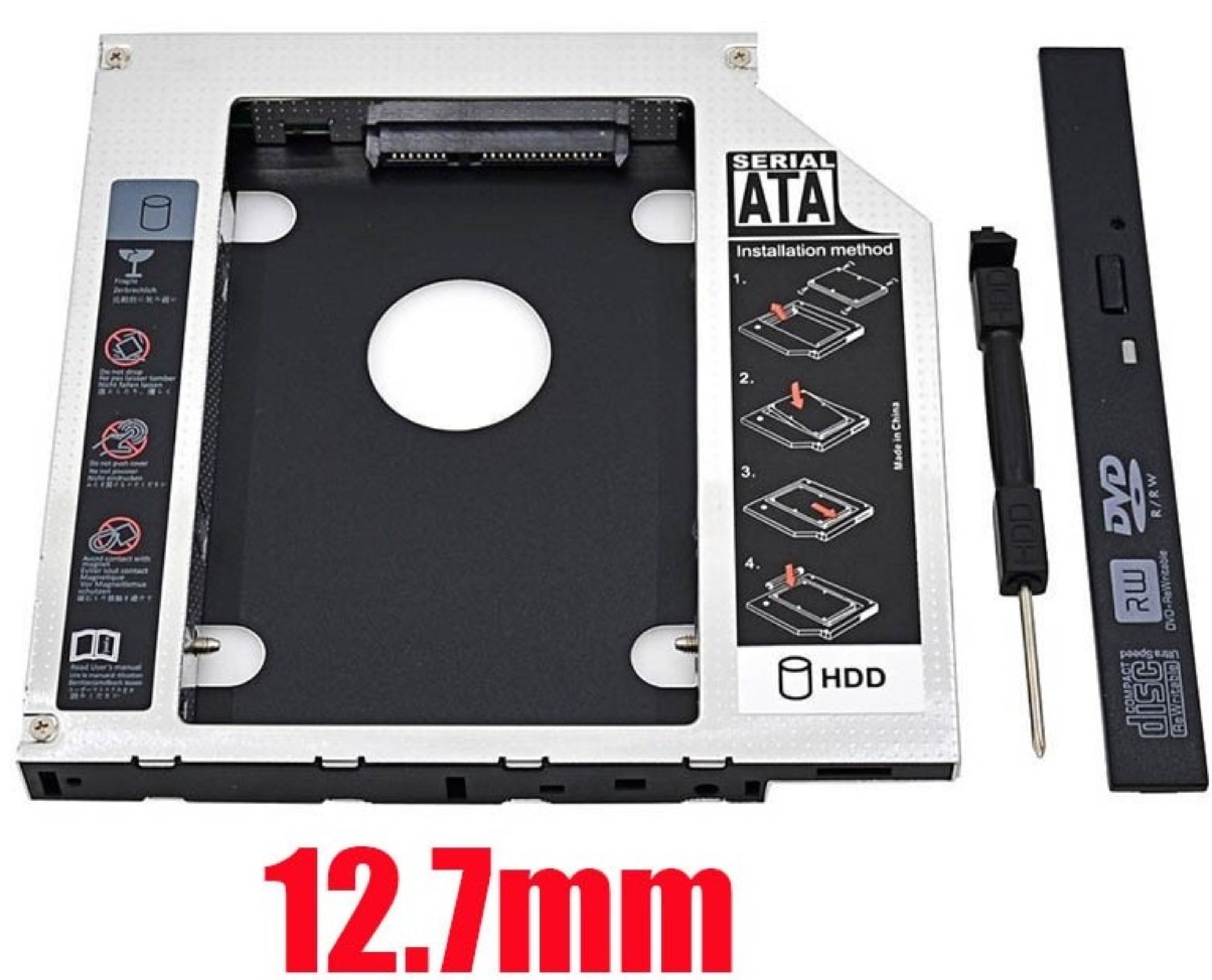 CADDY DISC ADAPTADOR DISCO 12MM - NG-CD12  NOGA NET