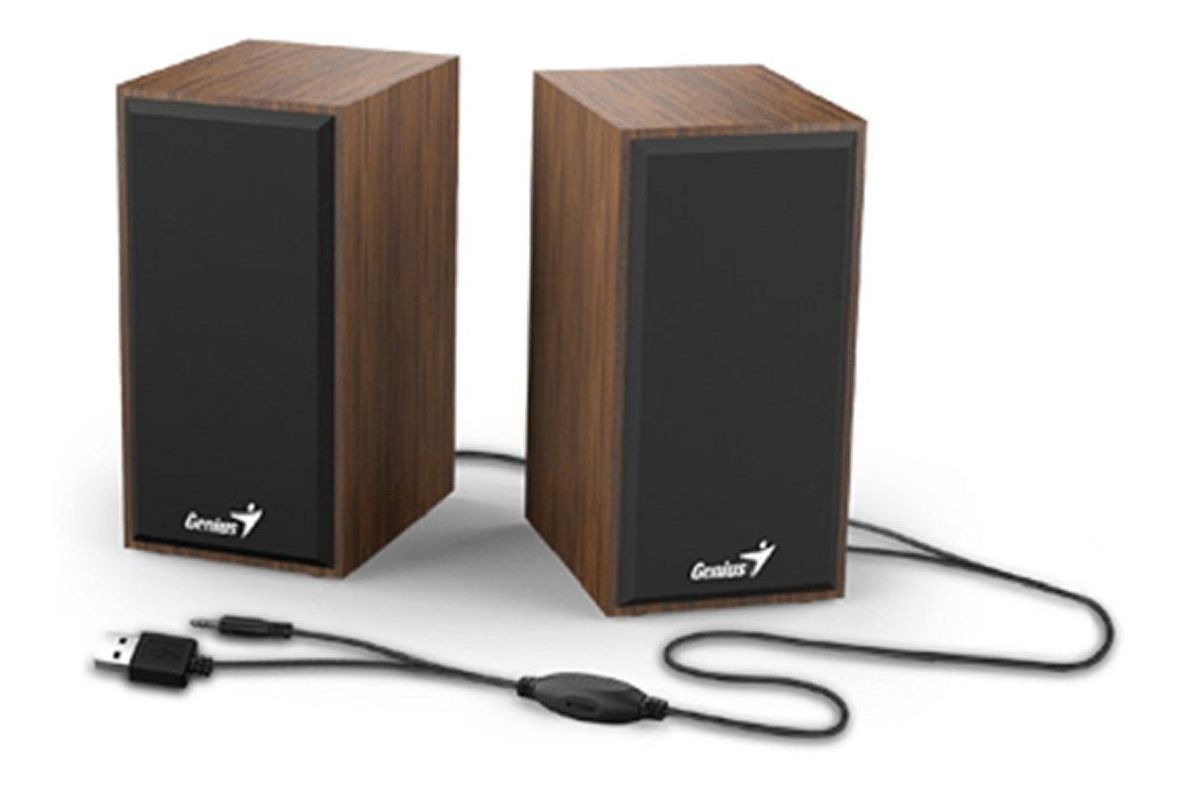 PARLANTES AUDIO PLUG ALIM USB SP-HF180 2.0 6W MADERA/ NEGRO GENIUS
31730029400 - PARLANTE08070