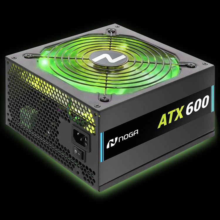 FUENTE 600W P/GABINETE NOGA - ATX 600RGB - NOGA NET - FUENTE08177