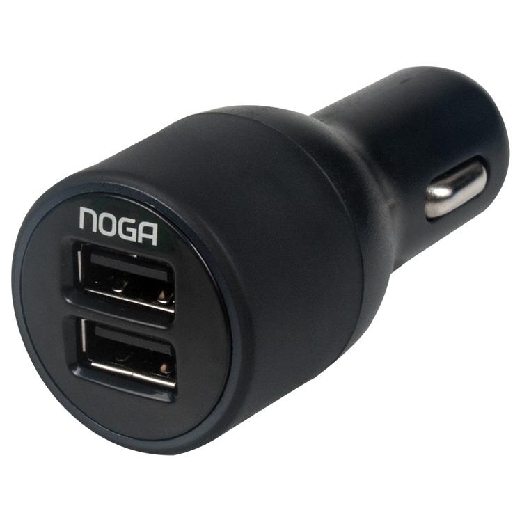 CARGADOR 12V A 2 USB C/CABLE MICRO USB - CAR USB 20 - NOGA NET - CARGADOR08196
