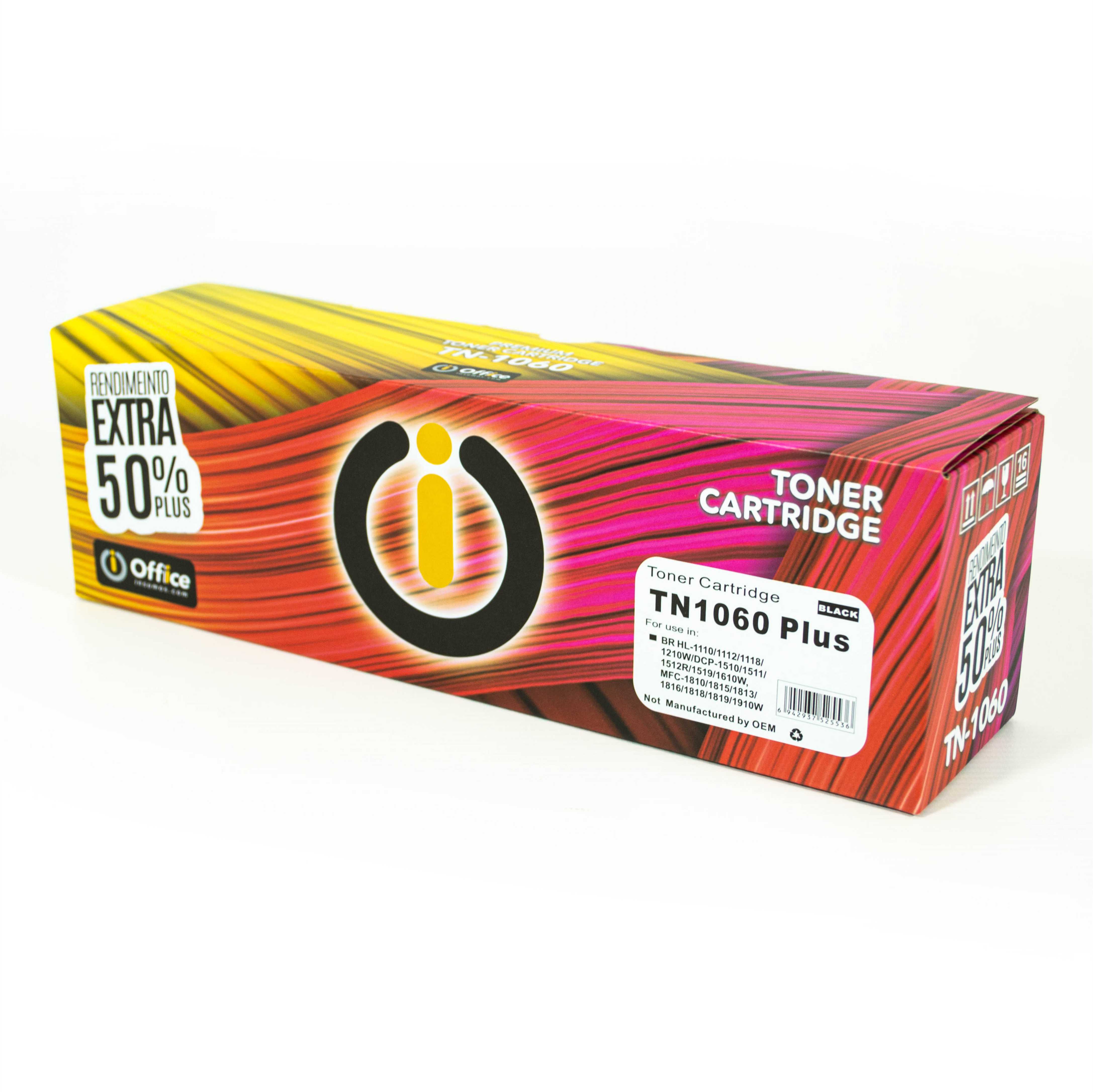 TONER ALTER BROTHER TN1060+ PLUS OFFICE 1500 COPIAS PARA HL-1110 / 1112 / 1200 / 1202 / 1212W / DCP-1512 / 1602 / 1617NW / MFC-1810 / 1815 1900 / 1905 TN-1060 TN 1060 - TN106008224