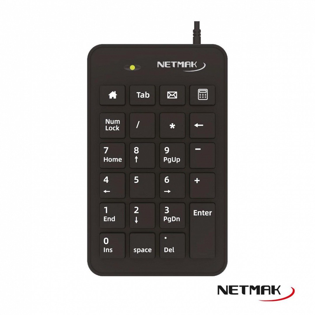 TECLADO USB NUMERICO NM-KB250 
NETMAK