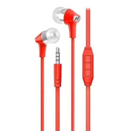 AURICULAR IN EAR NOGA NET NG-094 C/MIC ROJO - AURICULAR08417