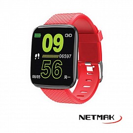 RELOJ SMART BAND BT 4.0 ROJO NM-BAND-R - RELOJ08468