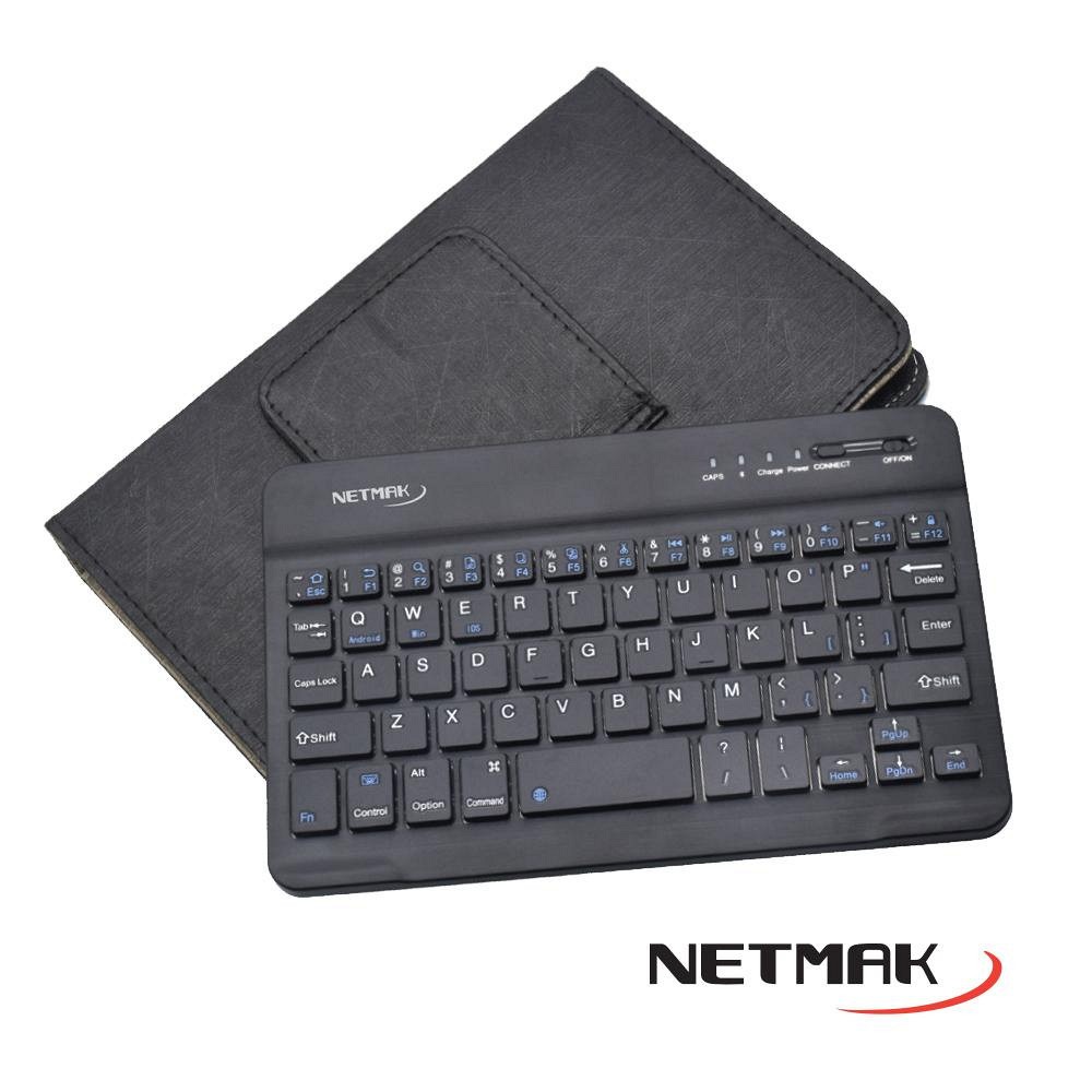 FUNDA CON TECLADO BLUETOOTH PARA TABLET 7` NM-TAB-BT - FUNDA08470