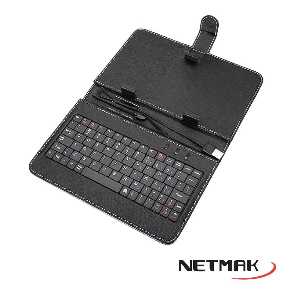 FUNDA CON TECLADO PARA TABLET 7` NM-TAB-7 - FUNDA08471