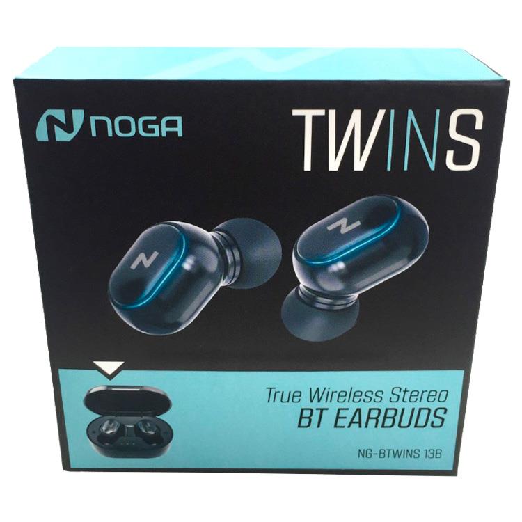 AURICULAR IN EAR BLUETOOTH NOGA NET NG-BTWINS13 NEGRO - AURICULARES08507