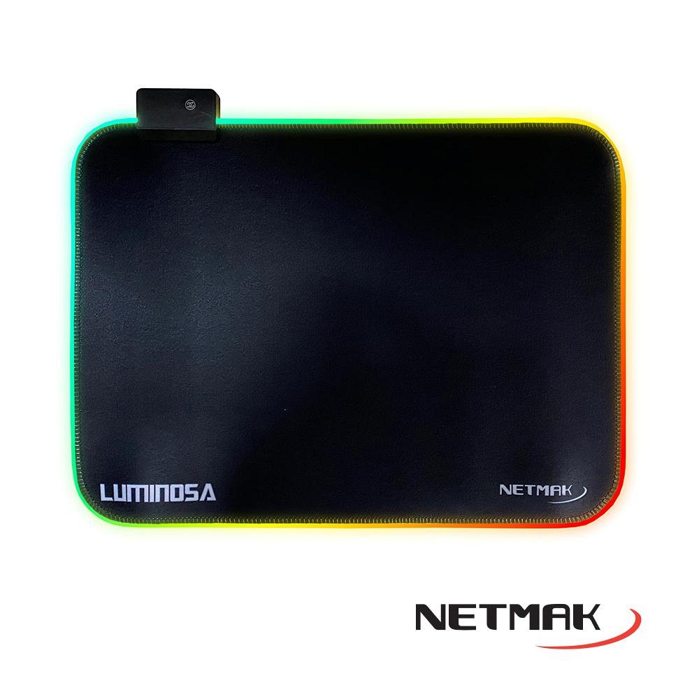 PAD MOUSE GAMER LUMINOSO NM-LUMINOSA               NETMAK - PAD08515