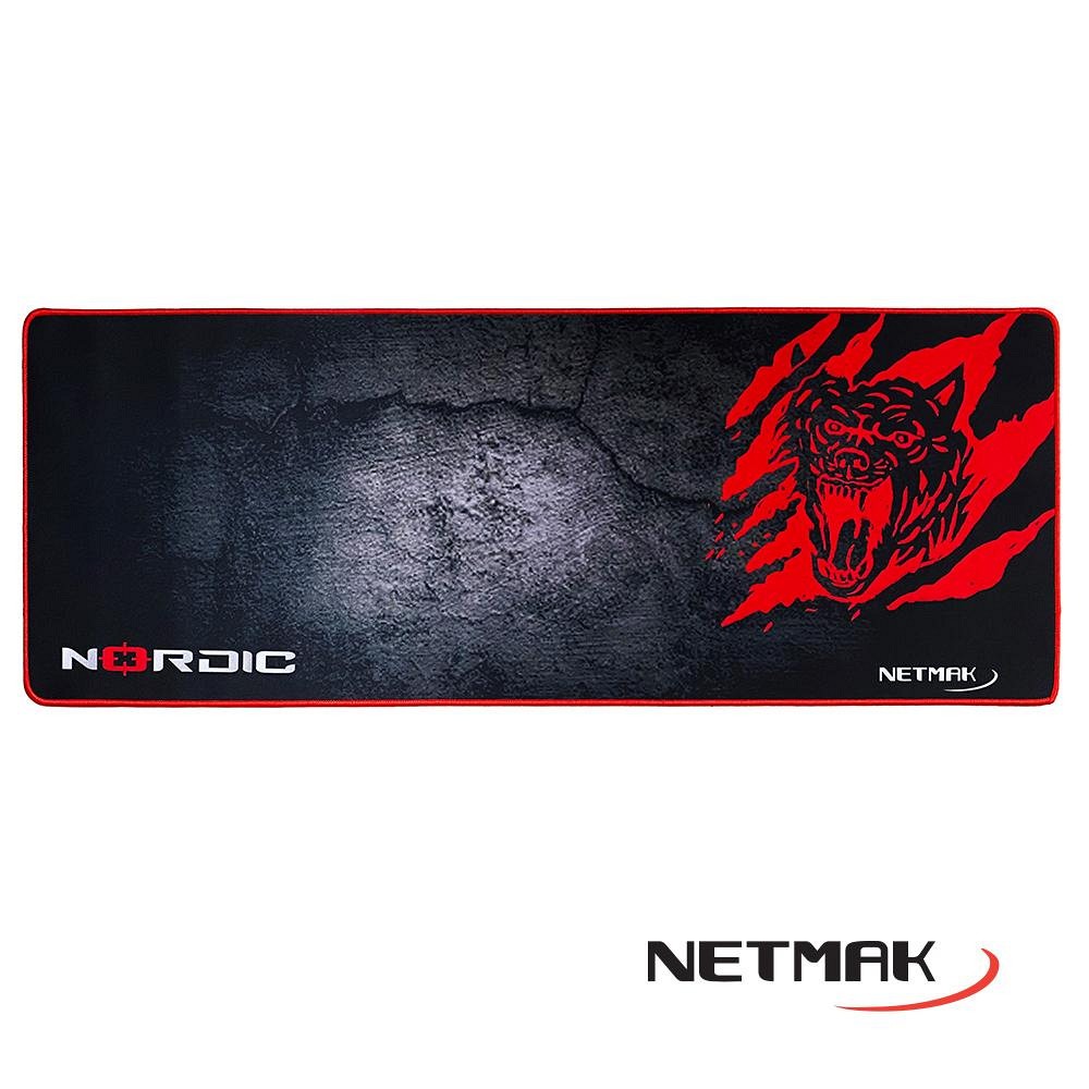 PAD MOUSE Y TECLADO GAMER NORDIC NM-NORDIC-2               NETMAK - PAD08516