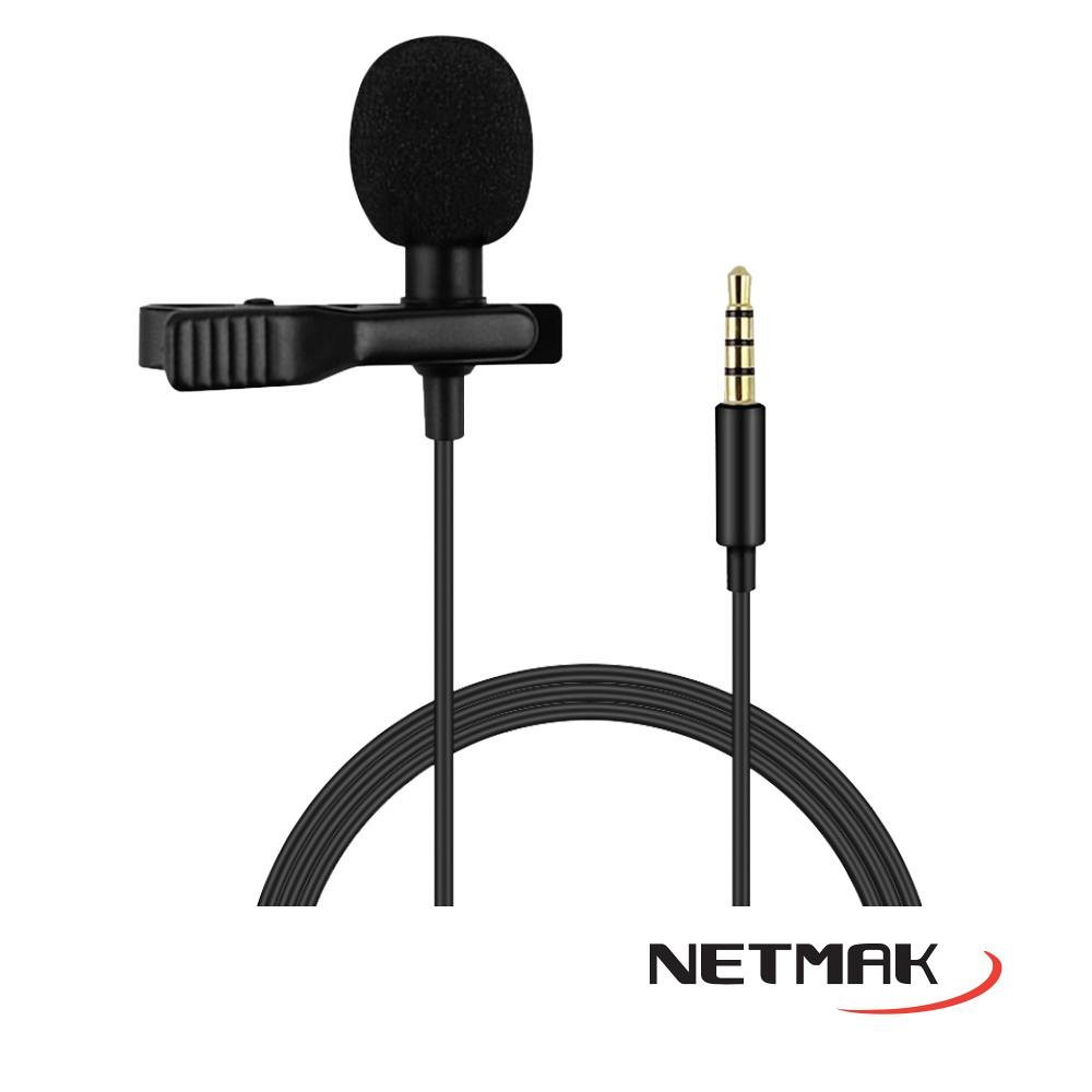 MICROFONO CORBATERO NM-MC5 NETMAK PLUG 3.5 - MICROFONO08522