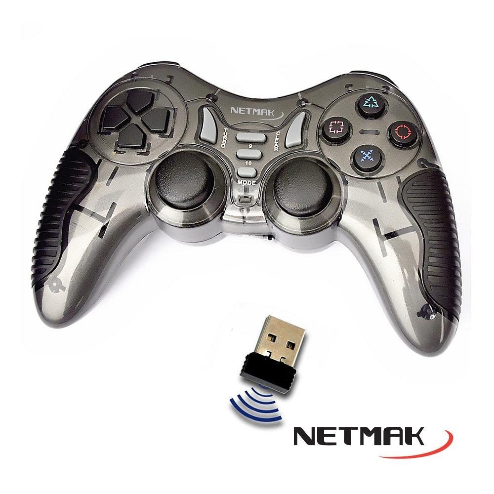 JOYSTICK GAMEPAD INALAMBRICO PS2/PS3/PC NM-XTREME NETMAK - JOYSTICK08525