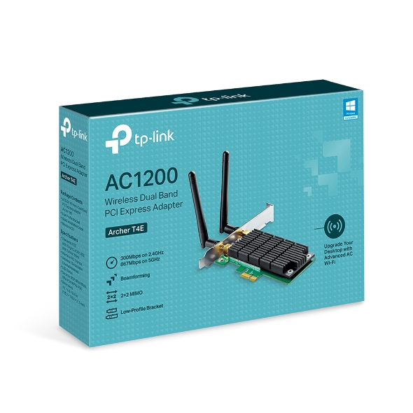 PLACA DE RED PCI-E WIFI (ARCHER T4E) AC1200 DUAL BAND - TP-LINK - PLACA08531