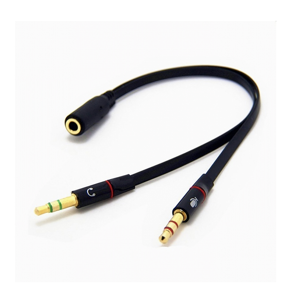 ADAPTADOR DE AUDIO 1 PLUG H A 2 PLUG M AC-3.5A2 - NOGA NET