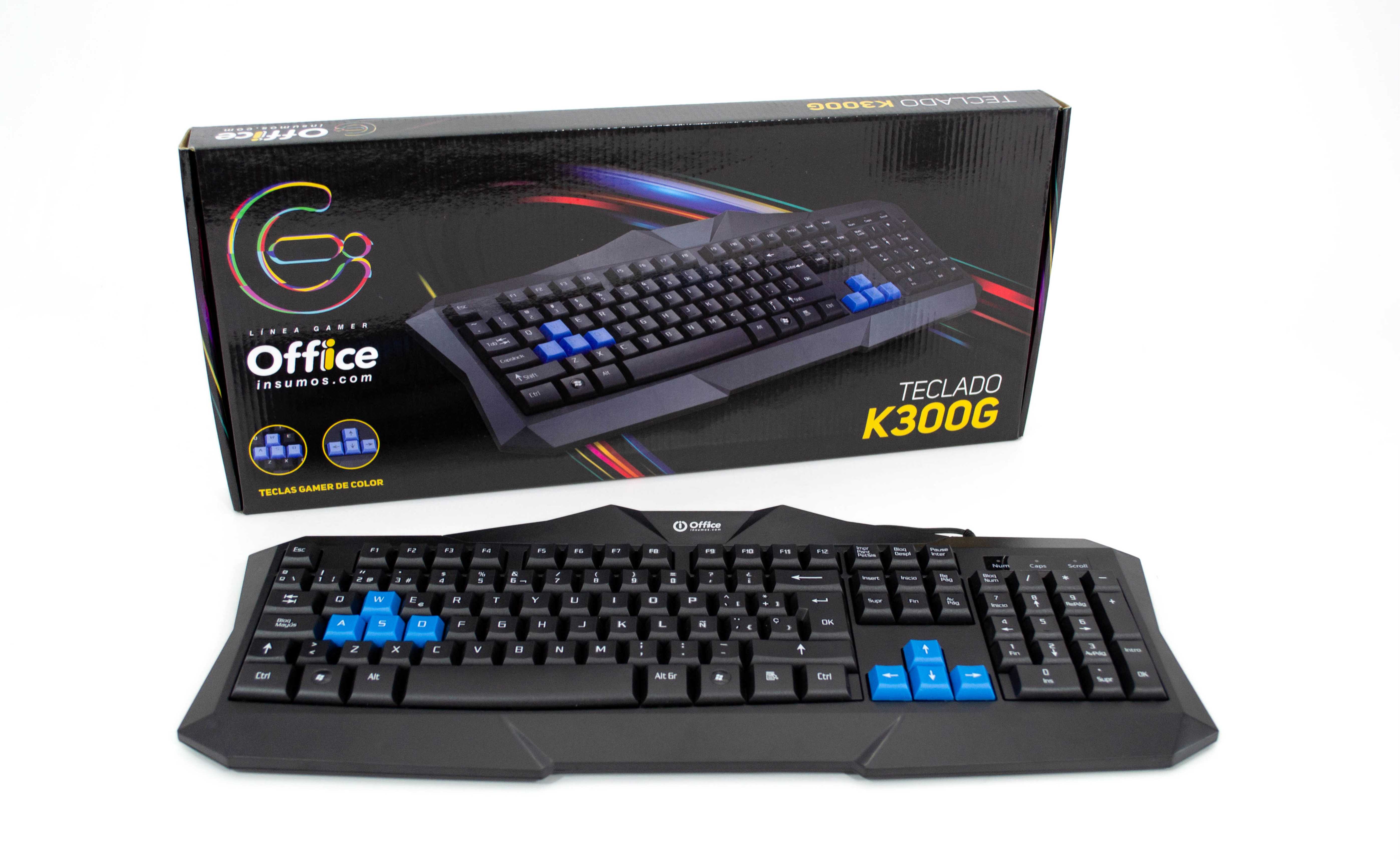 TECLADO USB GAMER OFF-K300G OFFICE - TECLADOK300G
