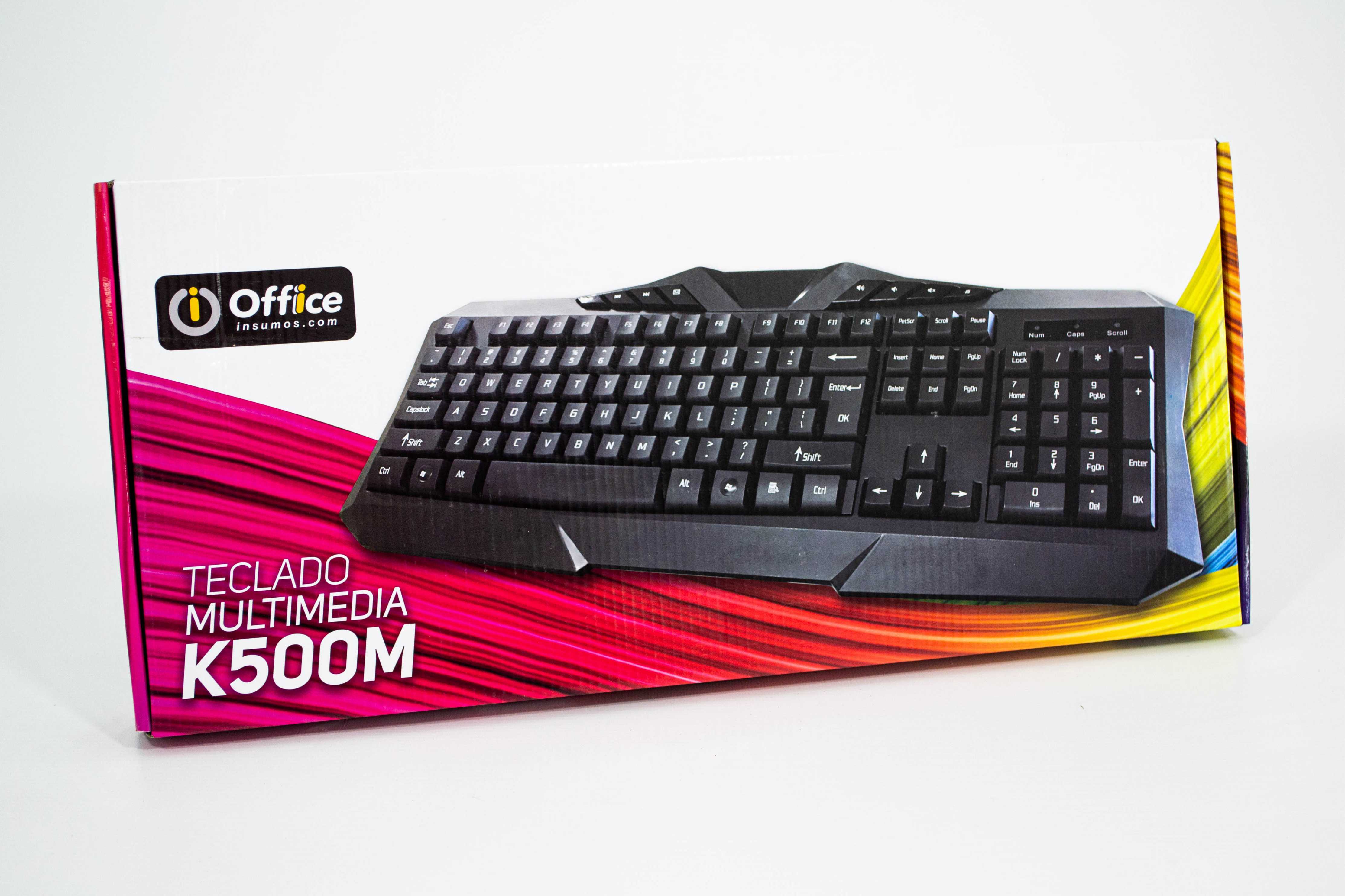 TECLADO USB MULTIMEDIA OFF-K500M OFFICE - TECLADOK500M