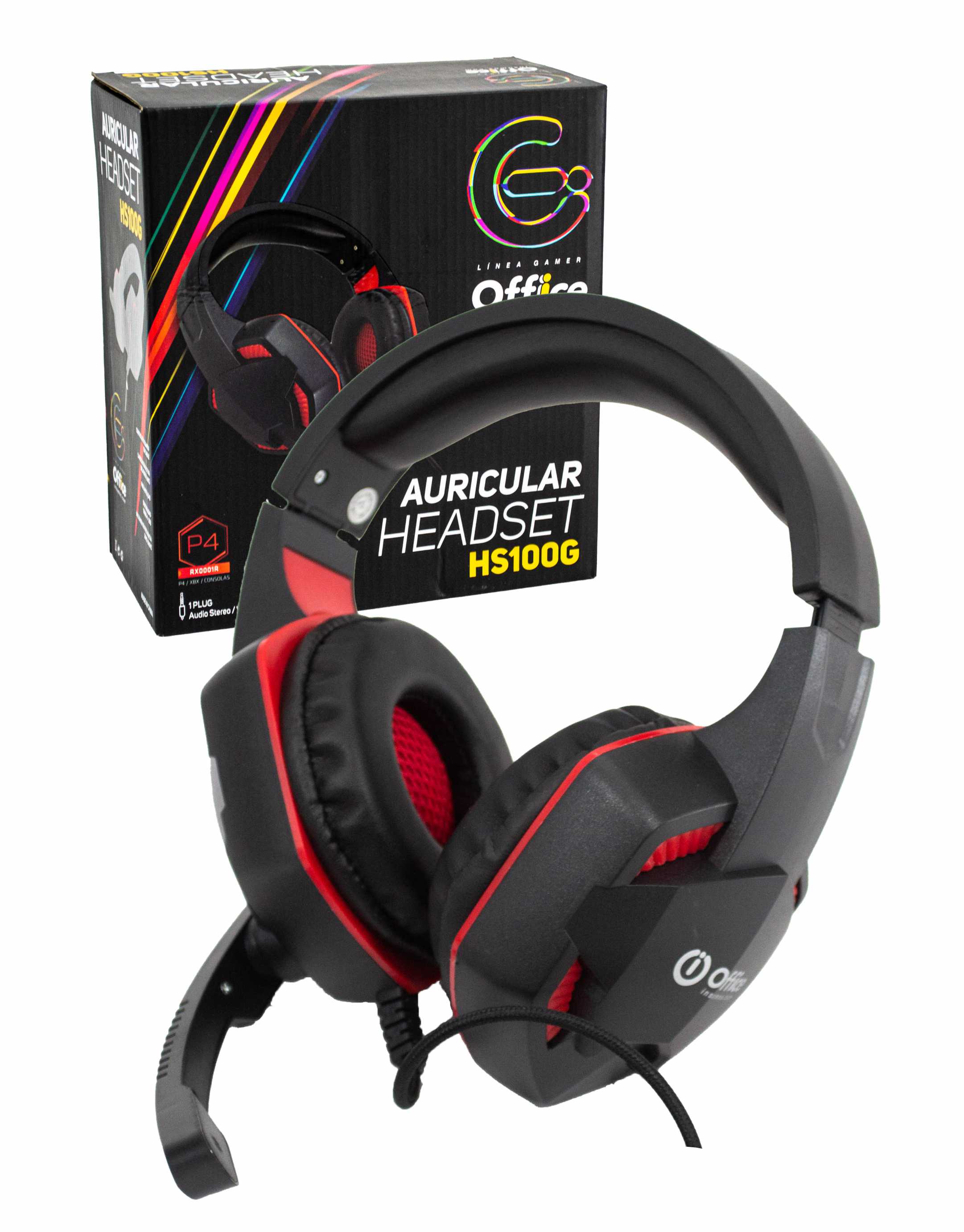 AURICULAR VINCHA GAMER OFFICE OFF-HS100G OFFICE - AURICULARHS100G