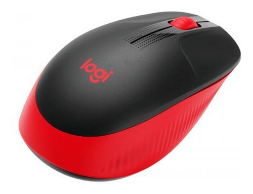 MOUSE USB WIRELESS M190 ROJO - 910-005904 LOGITECH - MOUSE08626